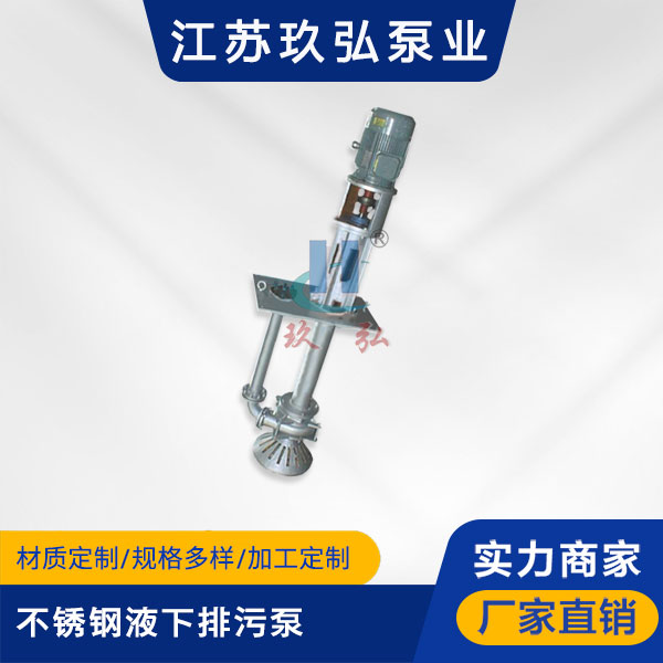 KBW不鏽鋼液(yè)下排汙泵(圖(tú)1) KBW不鏽鋼液下排汙泵(圖1)