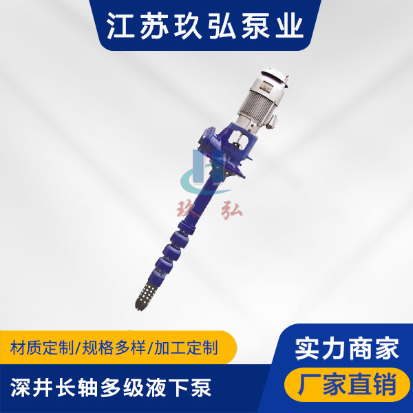 HLC深井長軸多級液下泵(圖1) HLC深井(jǐng)長軸多級液下泵(圖1)